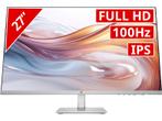 Hp - Full HD  Monitor - 27 inch, Hp, IPS, Verzenden, In hoogte verstelbaar