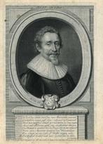 Portrait of Hugo Grotius, Antiek en Kunst, Kunst | Etsen en Gravures