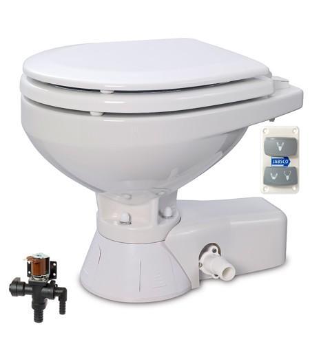 Jabsco Elektrisch Toilet Quiet Flush Regular 12V Solenoid, Watersport en Boten, Bootonderdelen, Nieuw, Zeilboot of Motorboot, Ophalen of Verzenden