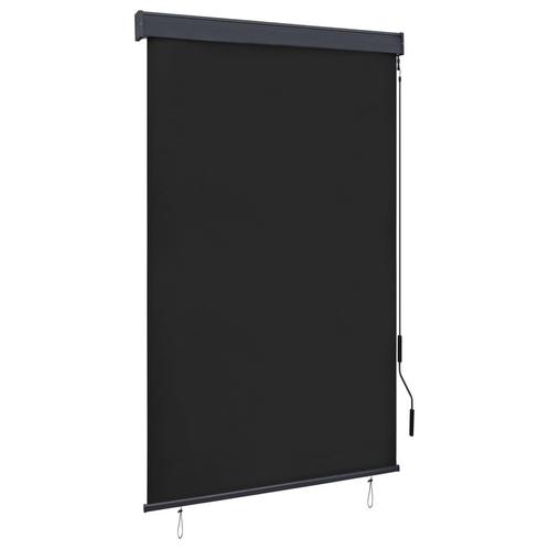 vidaXL Rolgordijn voor buiten 120x250 cm antraciet, Huis en Inrichting, Stoffering | Gordijnen en Lamellen, Nieuw, Verzenden