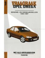 1994 - 1997 OPEL OMEGA BENZINE | DIESEL VRAAGBAAK, Auto diversen, Handleidingen en Instructieboekjes