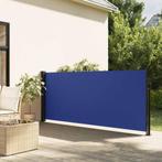 vidaXL Windscherm uittrekbaar 117x300 cm blauw, Verzenden, Nieuw