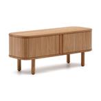 *WOONWINKEL* Kave Home Mailen Tv-meubel Hout Met Latjes Schu, Verzenden, Nieuw