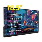 18” Draagbare Full HD IPS Monitor 100Hz HDR USB-C HDMI, Computers en Software, Monitoren, Verzenden, Nieuw