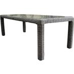 Bergamo dining tuintafel 240x100xH78 cm grijs, Tuin en Terras, Ophalen of Verzenden, Nieuw