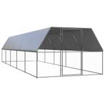 vidaXL Kippenhok 3x10x2 m gegalvaniseerd staal, Verzenden, Nieuw