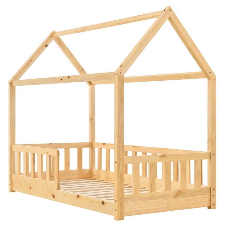 Kinderbed Marli - 80 x 160 cm - Houtkleur, Kinderen en Baby's, Kinderkamer | Bedden, Nieuw, Verzenden