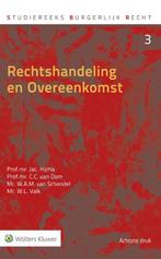 Rechtshandeling en overeenkomst / Studiereeks burgerlijk, Boeken, Verzenden, Zo goed als nieuw, Jac. Hijma