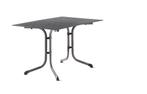 Sieger Boulevard klaptafels staal/polytec Ø85 cm tot 140 cm, Tuin en Terras, Ophalen of Verzenden, Nieuw, Overige materialen