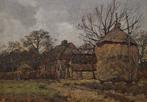 Jan Adam Zandleven (1868-1923) - Boerderij met hooiberg, Antiek en Kunst, Kunst | Schilderijen | Klassiek