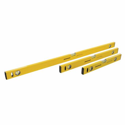 Silverline Waterpas set - 3 delig - 40, 60 en 100 cm - al..., Doe-het-zelf en Verbouw, Gereedschap | Handgereedschap, Nieuw, Ophalen of Verzenden