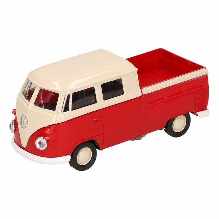 Speelgoed rode Volkswagen T1 pick up auto 1:36 - Modelauto, Hobby en Vrije tijd, Modelauto's | Overige schalen, Verzenden