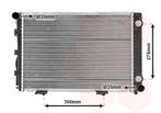 RADIATOR VOOR MERCEDES BENZ W124 1985-1995 1245000503, Ophalen of Verzenden, Nieuw