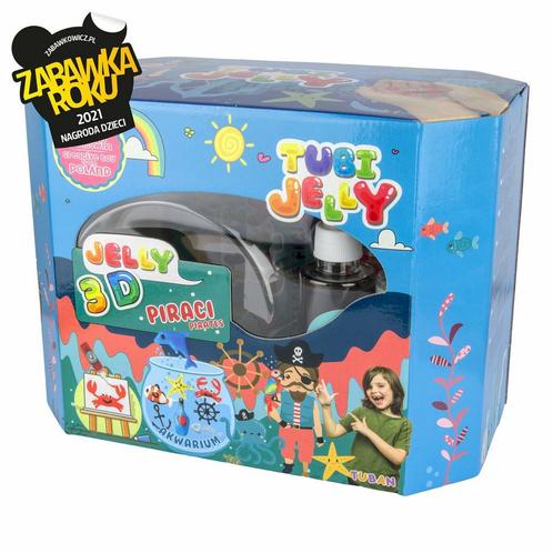 Tuban - Tubi Jelly set, 8 kleuren en groot aquarium – pir., Kinderen en Baby's, Speelgoed | Educatief en Creatief, Knutselen, Nieuw