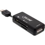 InLine Micro USB OTG adapter met kaartlezer, Audio, Tv en Foto, Nieuw, Ophalen of Verzenden