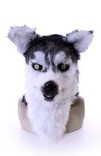 Masker Wolf Husky Lichtgevende Ogen en Bewegende Mond Hond G, Nieuw, Carnaval, Ophalen of Verzenden