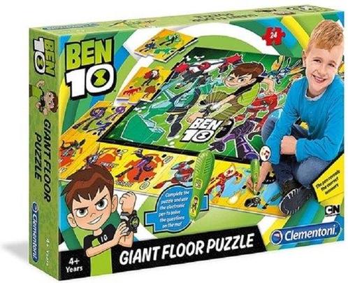 BEN 10 Grote vloerpuzzel - met electrische pen - 24 grote, Hobby en Vrije tijd, Denksport en Puzzels, Verzenden