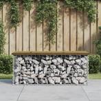 vidaXL Tuinbank schanskorfontwerp 103x44x42 cm geïmpregneerd, Tuin en Terras, Verzenden, Nieuw