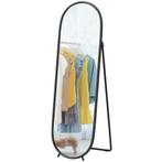 TRUUSK Ovale Staande Spiegel met Metalen Frame - Volledige L, Verzenden, Nieuw