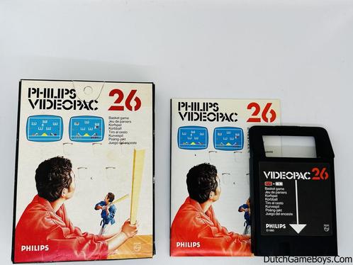 Philips VideoPac - NR 26 - Basket Game - Cardboard Box, Spelcomputers en Games, Games | Overige, Gebruikt, Verzenden