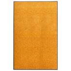 vidaXL Deurmat wasbaar 120x180 cm oranje, Verzenden, Nieuw