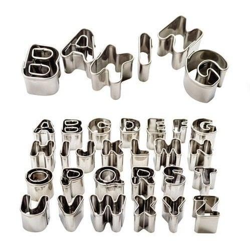 PME Cutter Set Alfabet & Nummers, Hobby en Vrije tijd, Taarten en Cupcakes maken, Nieuw, Verzenden