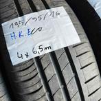 4 x Hankook Kinergy Eco 195-55-16 Zomerbanden 6,5mm, Gebruikt, 16 inch, Ophalen of Verzenden, Band(en)