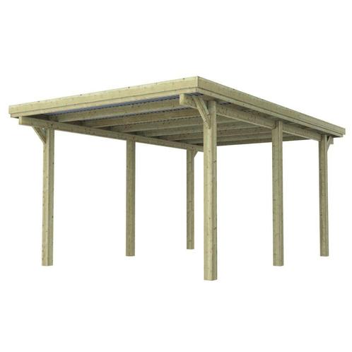 Carport Condor 233x322x512 cm - grenenhout geïmpregneerd, Tuin en Terras, Overkappingen, Nieuw, Verzenden