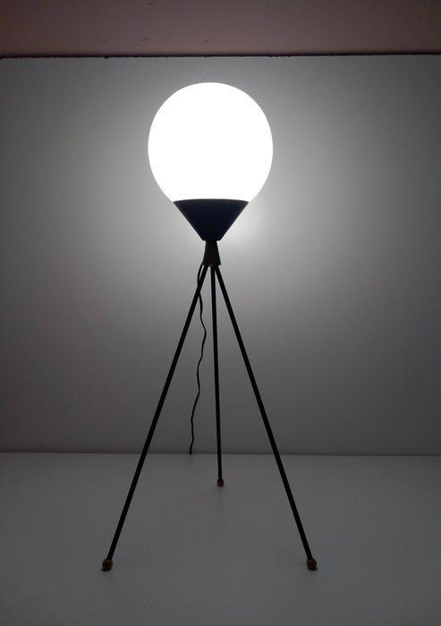Tafellamp - Glas, IJzer, Messing - jaren vijftig, Antiek en Kunst, Kunst | Designobjecten