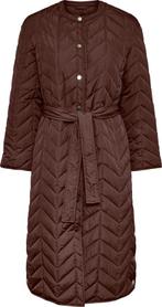 Dames Gequilte jas - Maat M PIECES PCFAWN LONG QUILTED JACKE, Kleding | Dames, Jassen | Winter, Verzenden, Nieuw