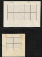 Nederland 1942 - Legioenblokken met plaatfouten - NVPH, Postzegels en Munten, Postzegels | Nederland, Gestempeld