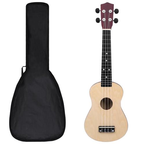 vidaXL Ukuleleset met tas voor kinderen sopraan 23, Muziek en Instrumenten, Overige Muziek en Instrumenten, Nieuw, Verzenden