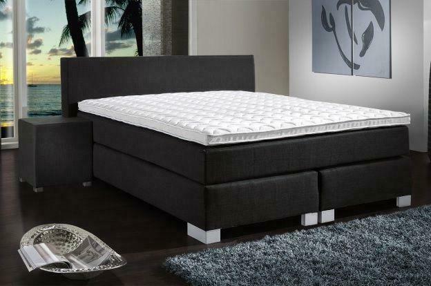 *UITVERKOOP* Boxspring Angel -90x200- Inari 95 Donker Grijs, Huis en Inrichting, Slaapkamer | Boxsprings, 90 cm, 200 cm, Grijs
