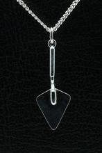 Zilveren Metseltroffel ketting hanger - groot, Verzenden, Nieuw