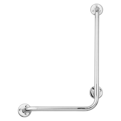 Wandbeugel gehoekt 90 graden | L-vorm | chrome, extra grip, Diversen, Verpleegmiddelen, Ophalen of Verzenden