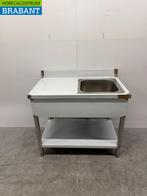 RVS Spoeltafel Spoelbak met onderschap 100 x 60 x 84 cm, Ophalen of Verzenden, Nieuw zonder verpakking