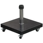 AVH parasolvoet 60 kg met 4 wielen donker zwart graniet, Tuin en Terras, Ophalen of Verzenden, Nieuw