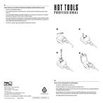 Hot Tools Professional Curl Bar Black Gold - 25mm, Nieuw, Overige typen, Ophalen of Verzenden