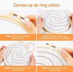 2dekans | Happy Goods Punch Needle pakket 2 designs ZEEZICHT, Ophalen of Verzenden, Zo goed als nieuw