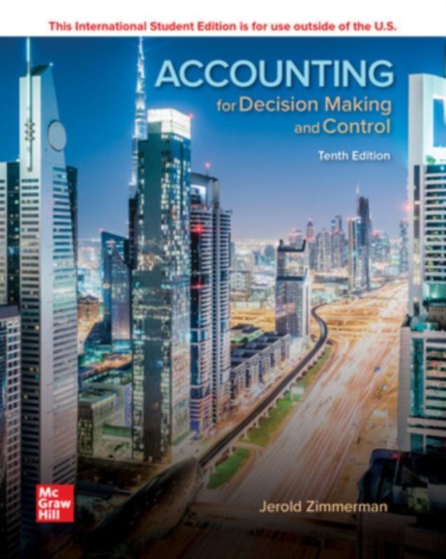 Accounting for Decision Making and Control 9781260565478, Boeken, Studieboeken en Cursussen, Zo goed als nieuw, Verzenden