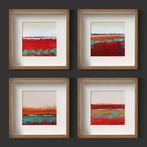 Noelia Correa Art - 4 Paintings Voitah, Antiek en Kunst