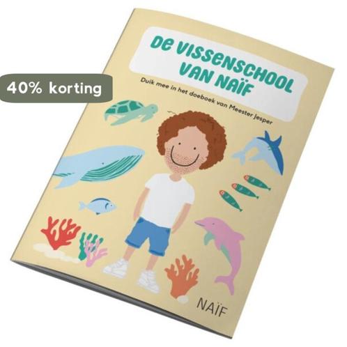 De Vissenschool van Naïf - Duik mee in het doeboek van, Boeken, Overige Boeken, Zo goed als nieuw, Verzenden
