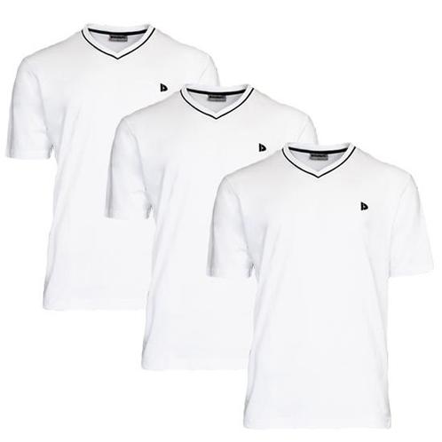 Donnay Donnay Heren - 3-Pack - T-Shirt Jason - Wit, Kleding | Heren, T-shirts, Nieuw, Verzenden