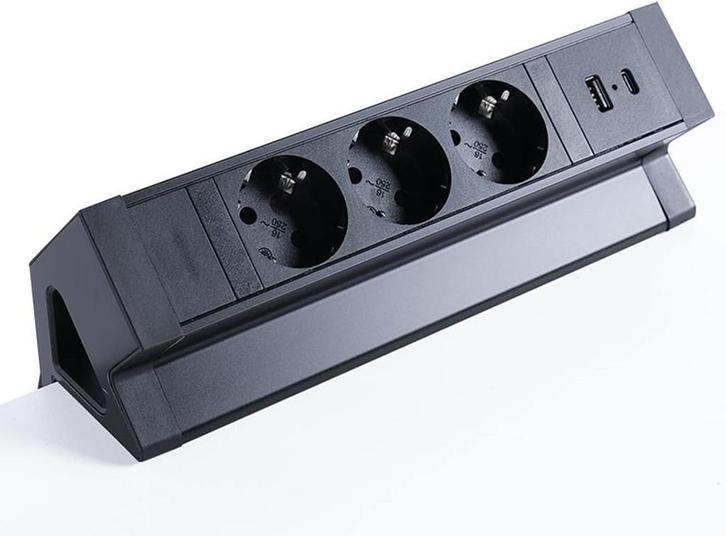 Stekkerdoos met USB - Verlengsnoer - Verlengkabel - 1,8M - Z, Computers en Software, Printerbenodigdheden, Nieuw, Verzenden