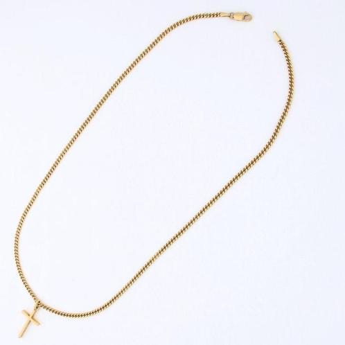 Ketting met hanger - 18 karaat Geel goud, Sieraden, Tassen en Uiterlijk, Antieke sieraden
