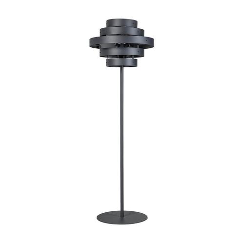 *WOONWINKEL* ETH Blagoon Antraciete Vloerlamp 5 Ringen, Huis en Inrichting, Lampen | Vloerlampen, Nieuw, Verzenden