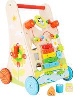 houten loopwagen | activiteiten baby walker | 48 cm | 1 jaar, Nieuw, Ophalen of Verzenden, Rij- of Hobbelspeelgoed