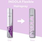 Indola Finish Flexible Haarspray - 75ml, Ophalen of Verzenden, Nieuw, Gel, Wax, Haarlak of Mousse