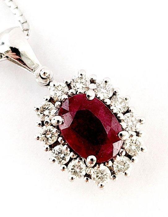 DD Gioielli - Ketting met hanger - 18 karaat Witgoud -, Sieraden, Tassen en Uiterlijk, Antieke sieraden