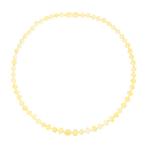 Barnsteen ketting volwassenen - milk (45 cm), Nieuw